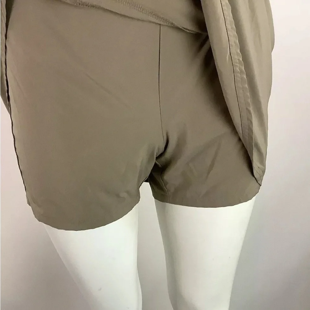 Athleta Sz 0 Everyday Skort Tan Recycled Polyester Spandex Flare Style